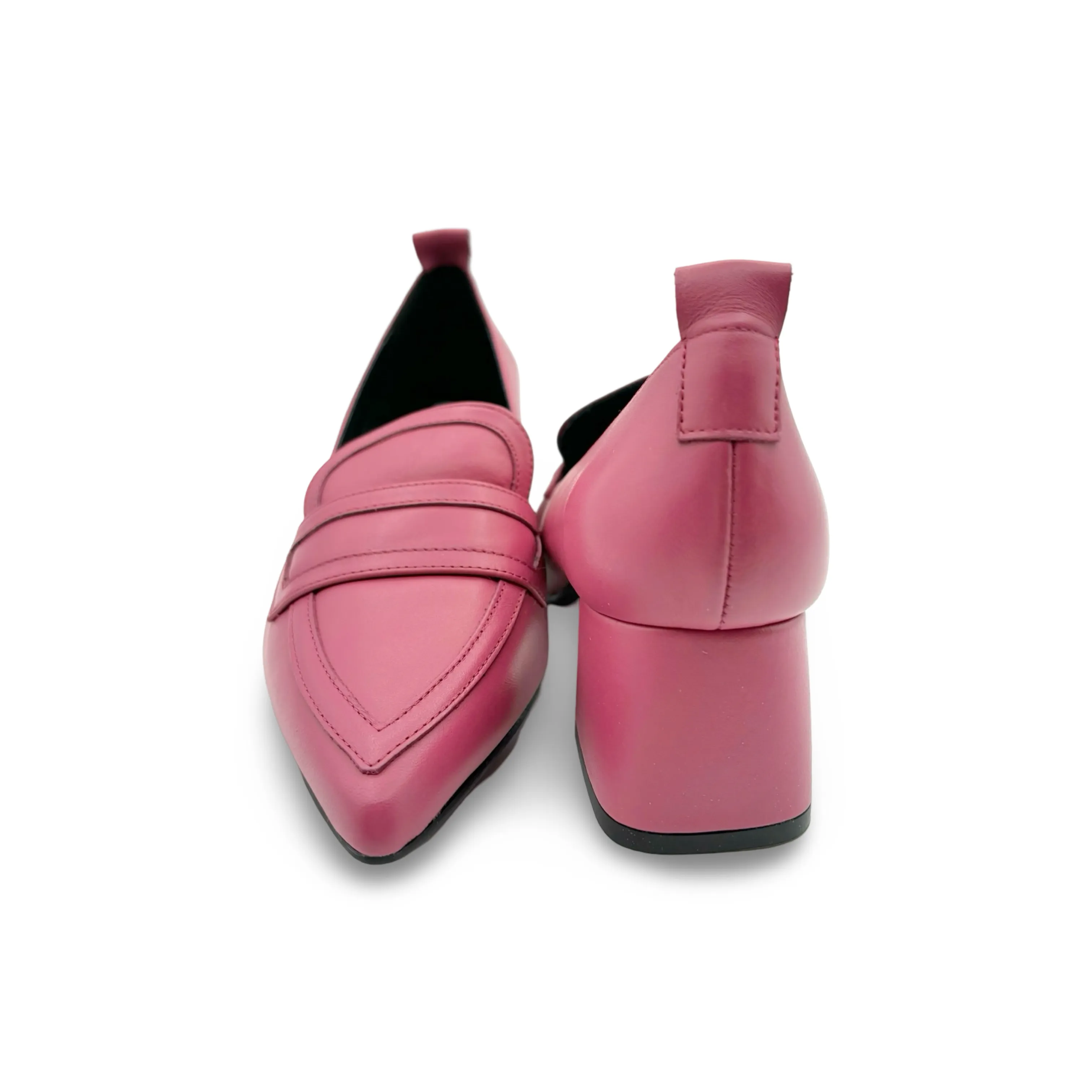 11079 Pink Leather Pump