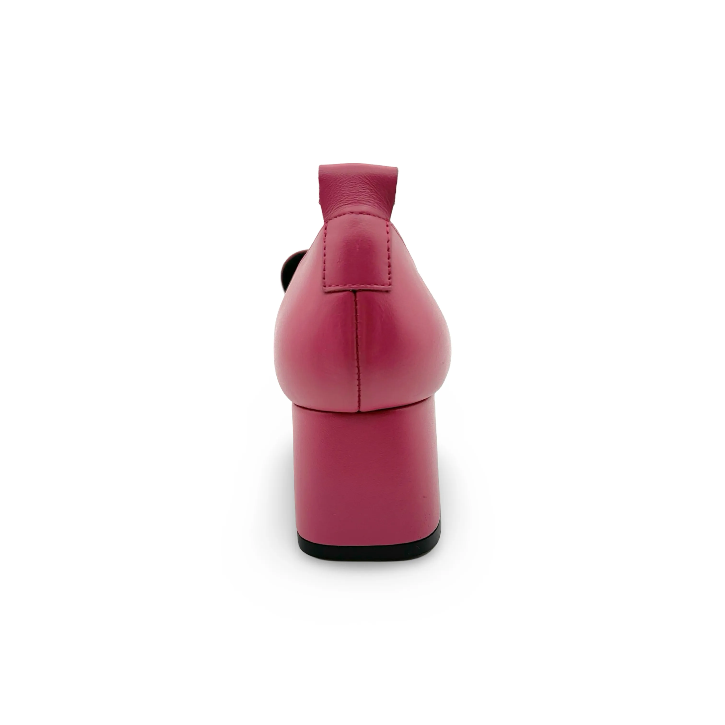 11079 Pink Leather Pump