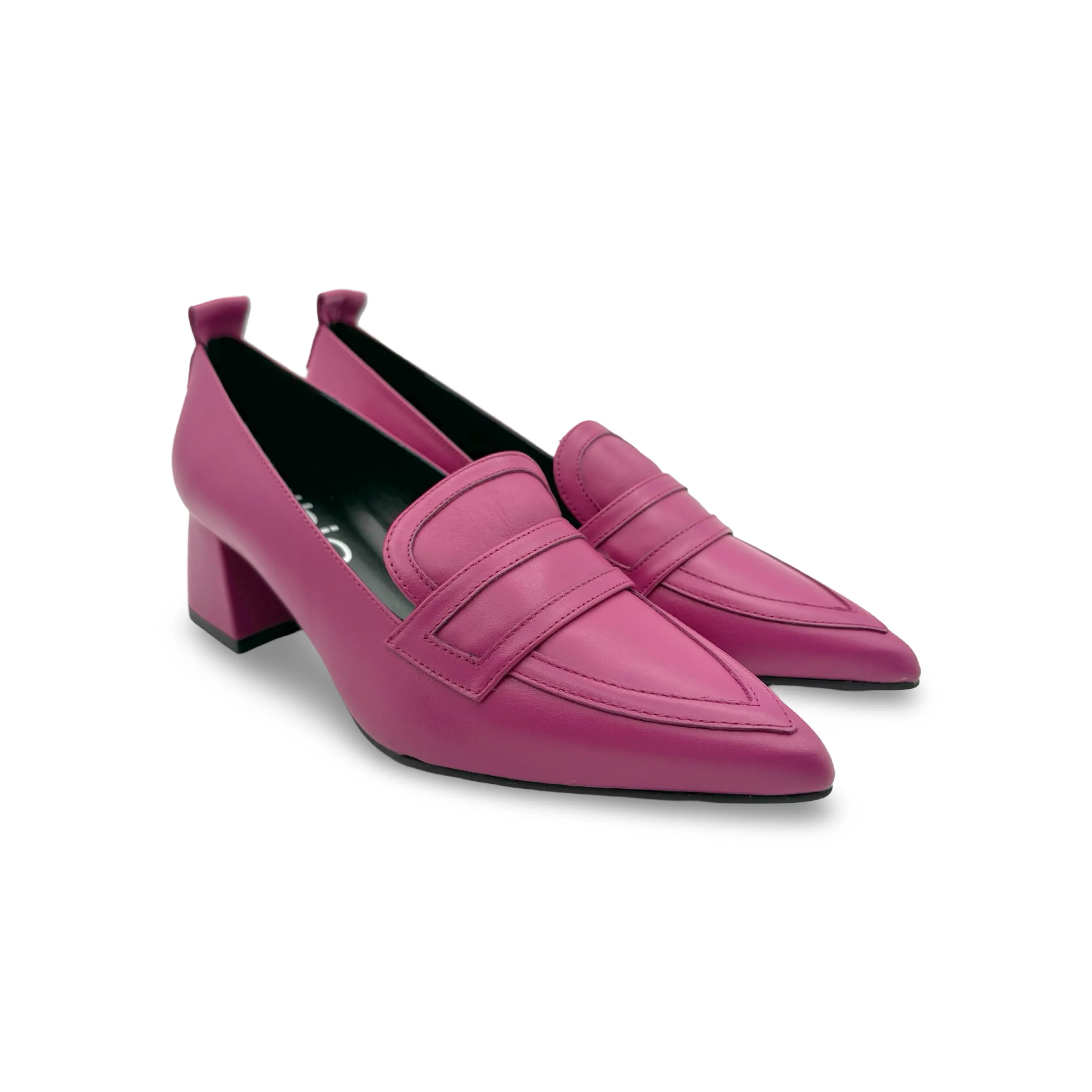 11079 Pink Leather Pump