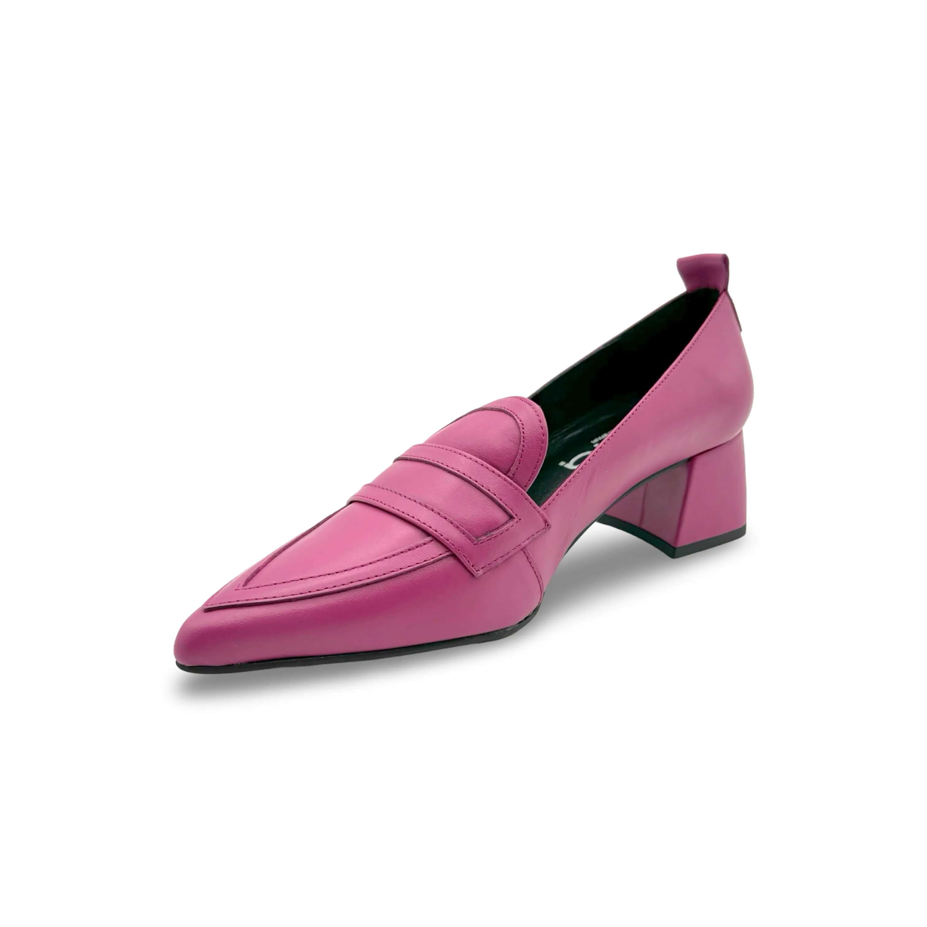11079 Pink Leather Pump