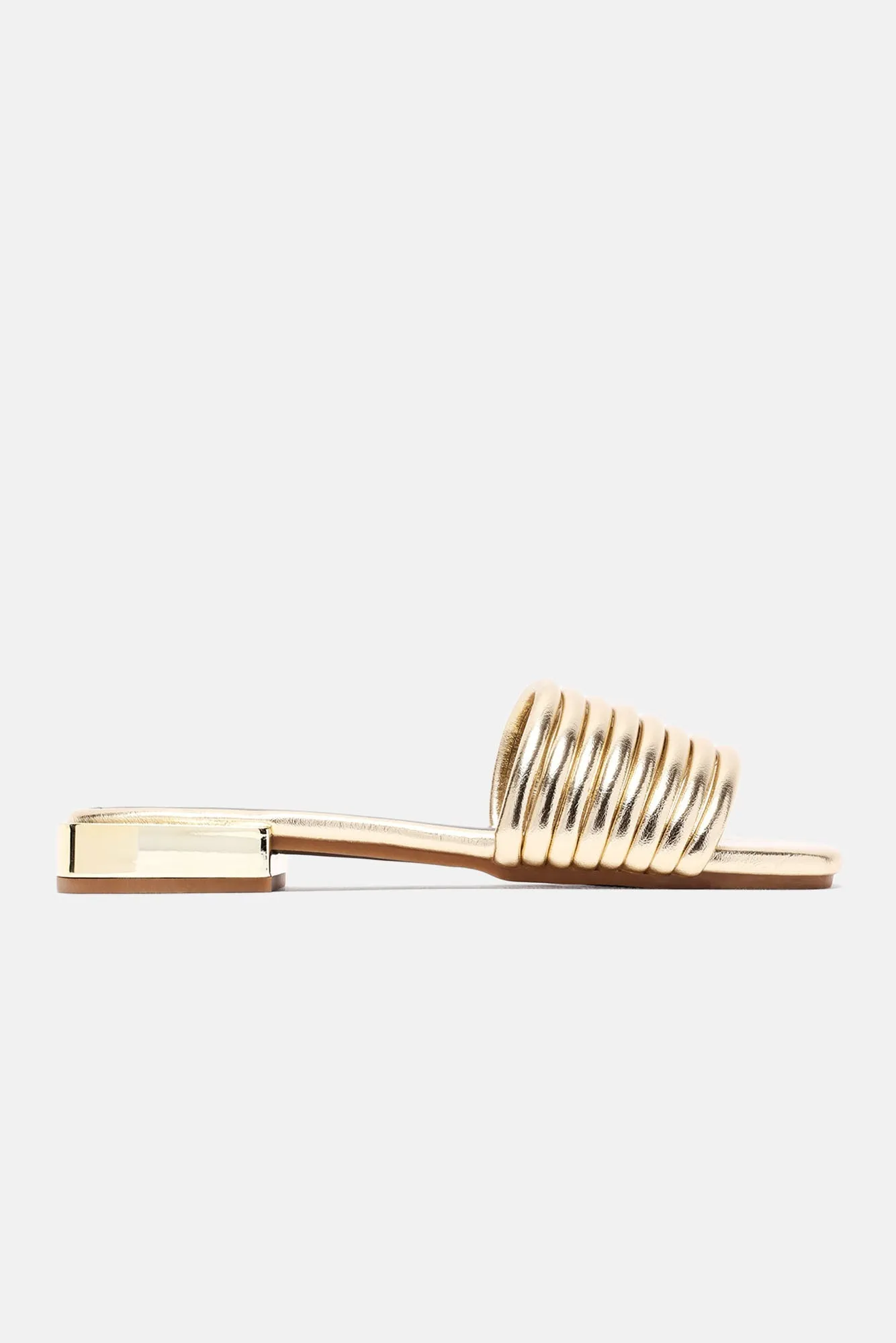 Amozae-Alisson Block Heel Sandals - Gold