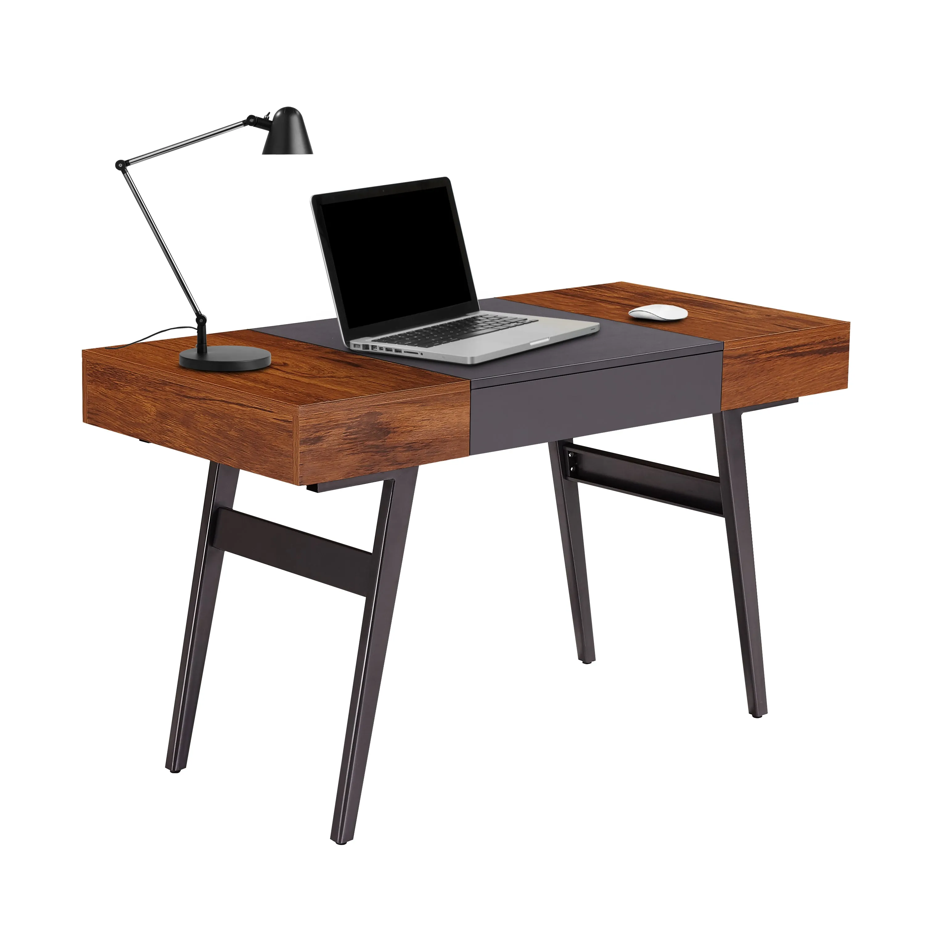 Expandable Modern Desk with Storage