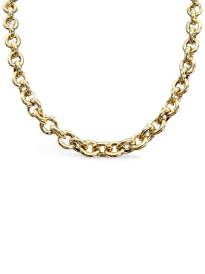 GOLD CHOCKER NECKLACE