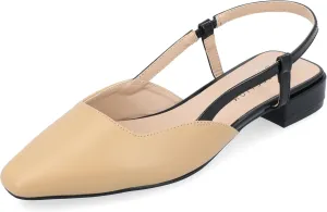Journee Collection Womens Paislee Pointed Toe Slingback Slingback Sandals