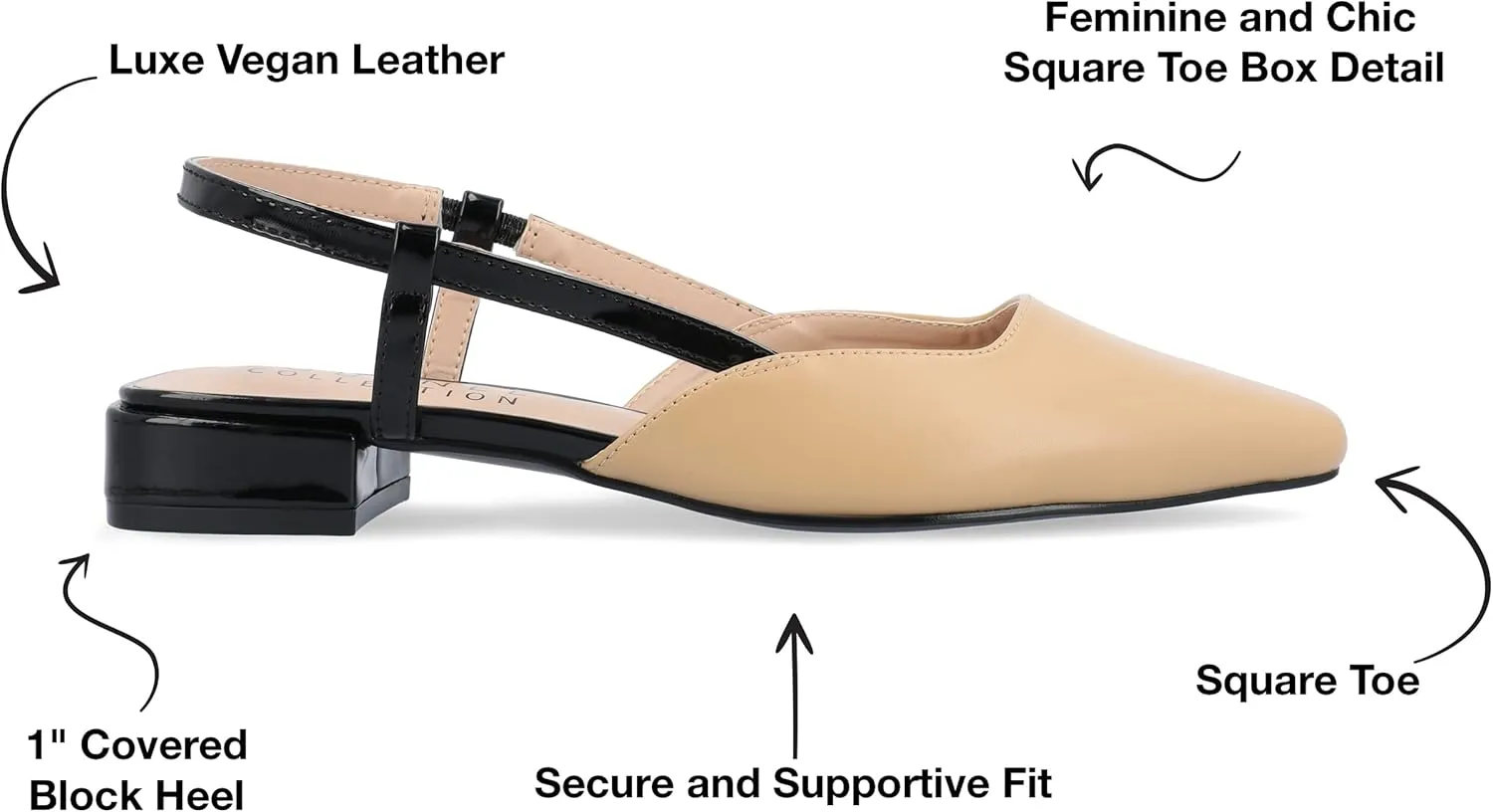 Journee Collection Womens Paislee Pointed Toe Slingback Slingback Sandals