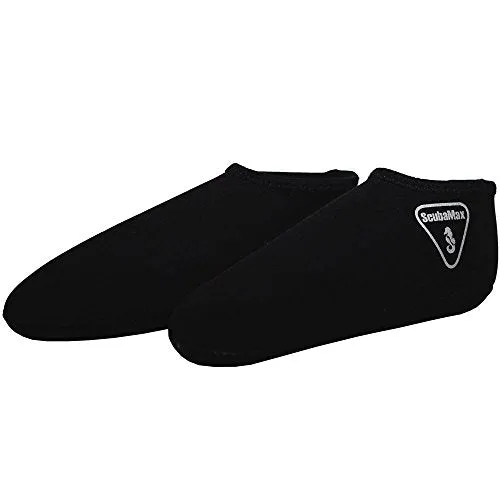 Open Box 3mm Snorkeling Fin Low Cut Neoprene Sock(LG/BK)