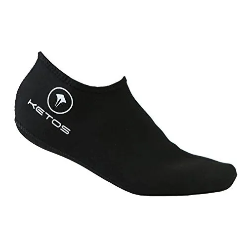 Open Box Ketos Black Medium Low Cut 3mm Premium Neoprene Socks - Black, Size: Medium