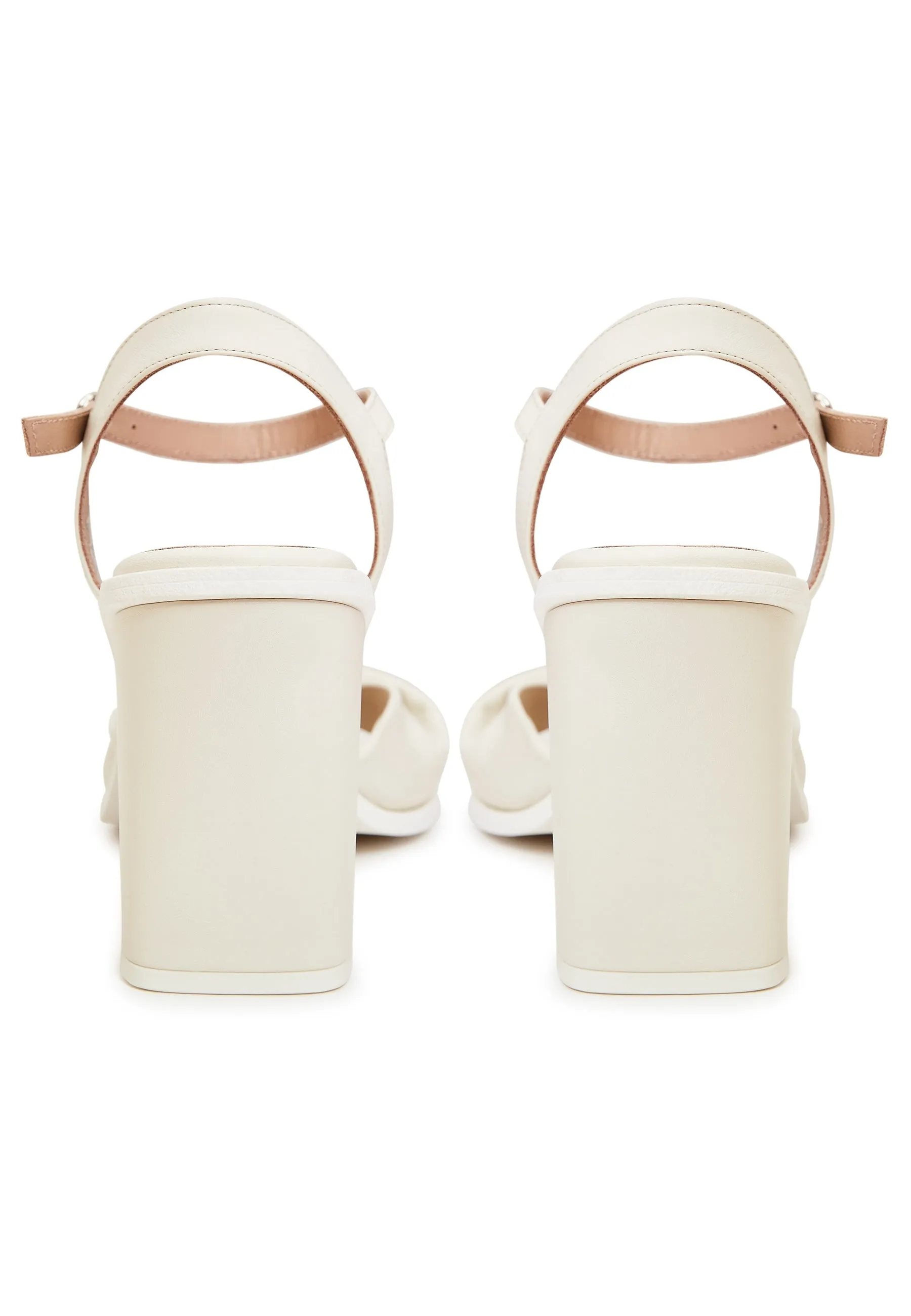 Timeless Block Heels - Beige
