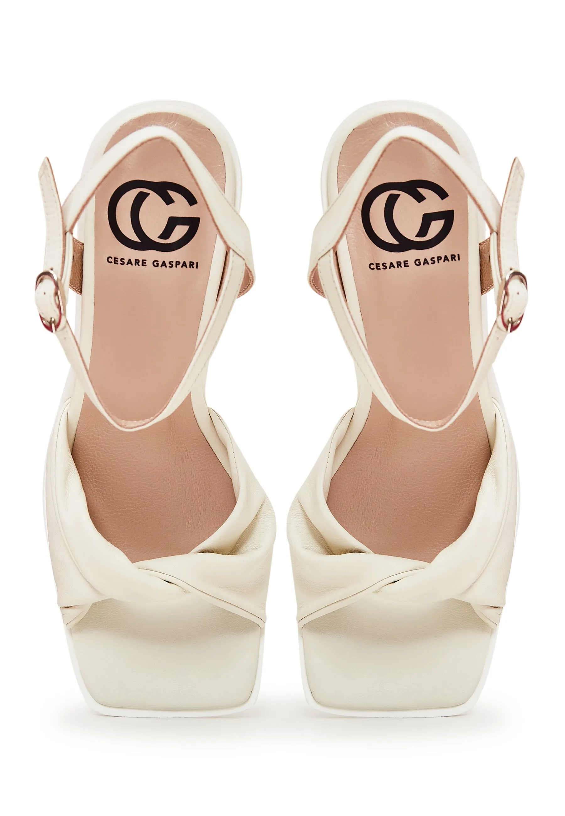 Timeless Block Heels - Beige