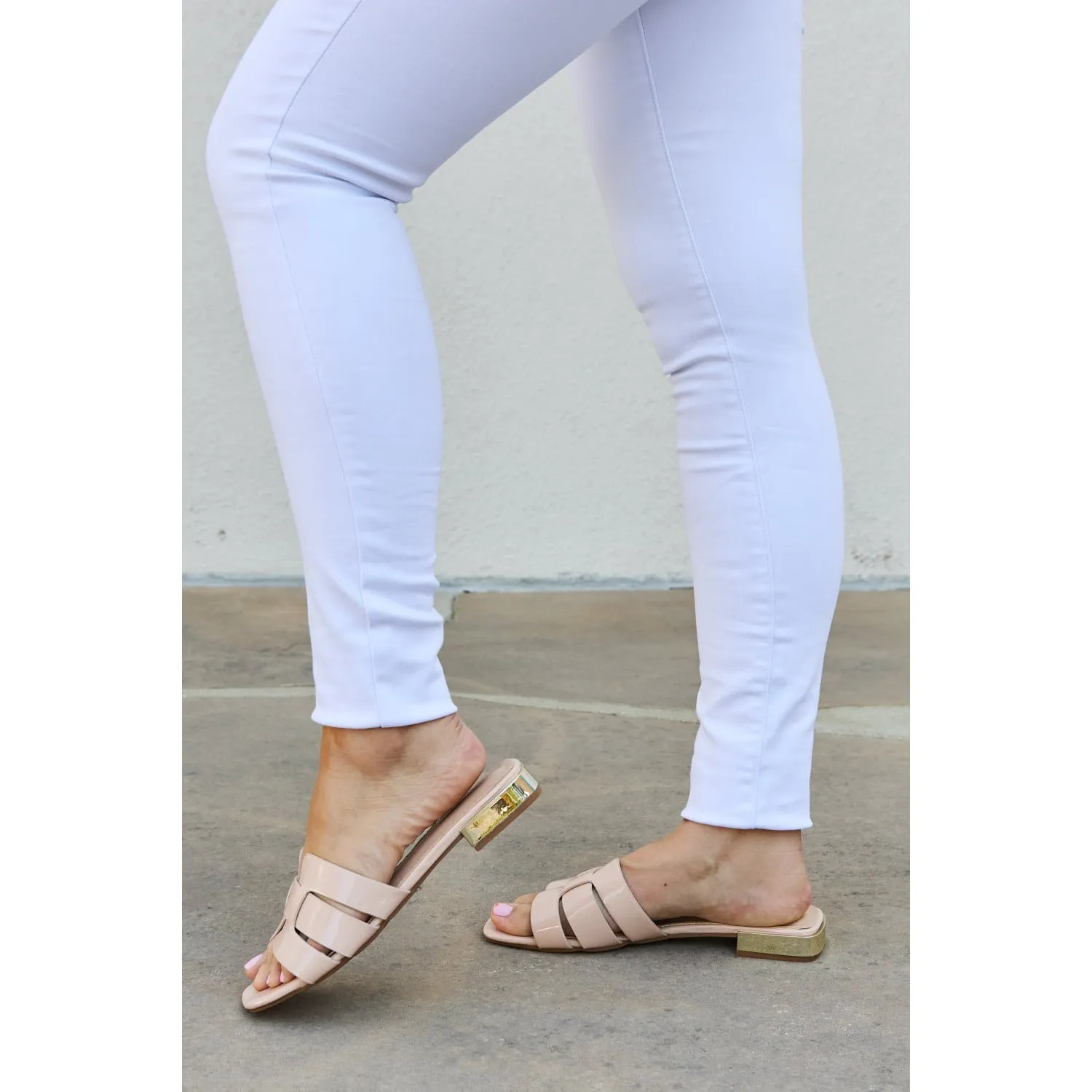 Weeboo Walk It Out Slide Sandals in Nude
